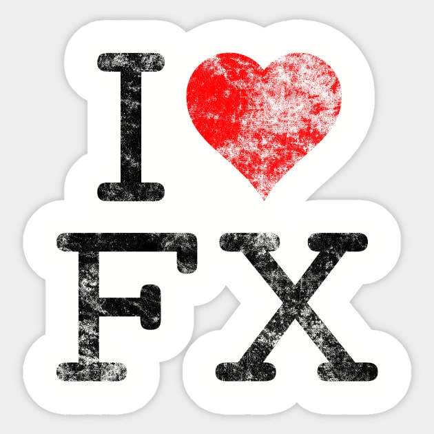 I Heart FX Sticker by investortees